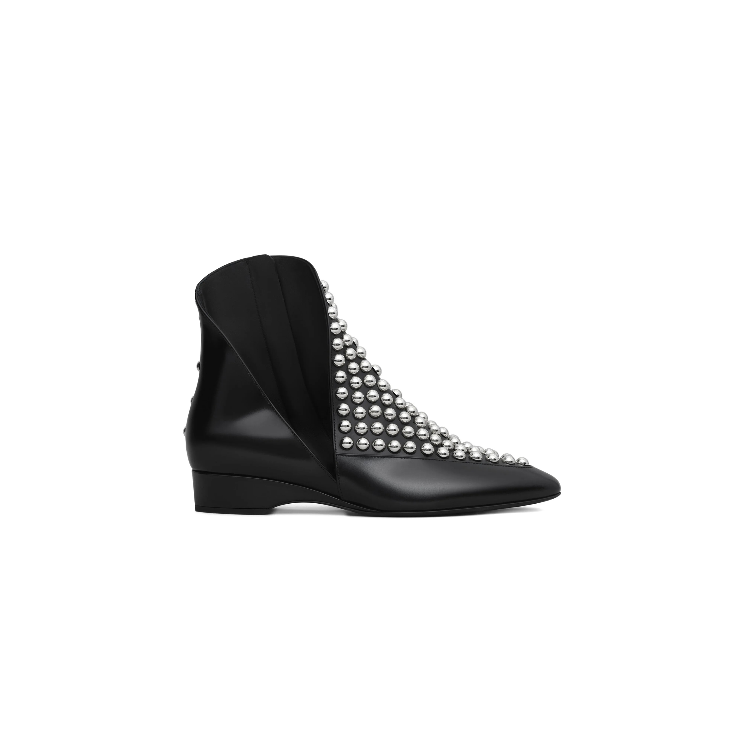 ALAÏA 30MM SIDE-ZIP STUDDED BOOTS 